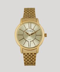 Kit-de-Relogio-Analogico-Mondaine-Feminino---Brinco---Colar---53615LPMVDE1KA-Dourado-9398423-Dourado_3