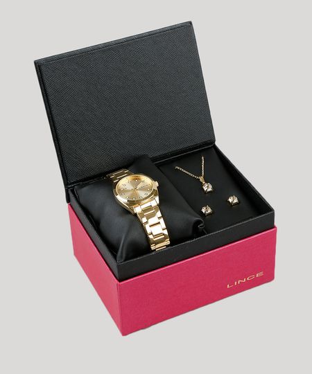 Kit-de-Relogio-Analogico-Lince-Feminino---Brinco---Colar---LRGH035L-K767C1KX-Dourado-9400789-Dourado_1 Kit-de-Relogio-Analogico-Lince-Feminino---Brinco---Colar---LRGH035L-K767C1KX-Dourado-9400789-Dourado_1