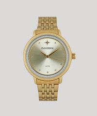 Kit-de-Relogio-Analogico-Mondaine-Feminino---Pulseira---53656LPMVDE1KA-Dourado-9398396-Dourado_3