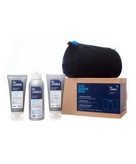 Kit Dr. Jones The Shave Box 360ml Menor preço em Kit Dr. Jones The Shave Box 360ml