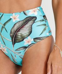 Biquini-Calcinha-Hot-Pant-Estampado-Floral-com-Protecao-UV50--Verde-Agua-9288846-Verde_Agua_4