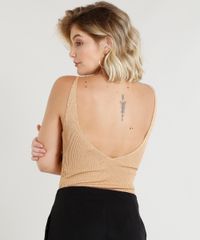 Body-Feminino-em-Trico-Canelado-com-Lurex-Decote-V-Dourado-9260356-Dourado_2