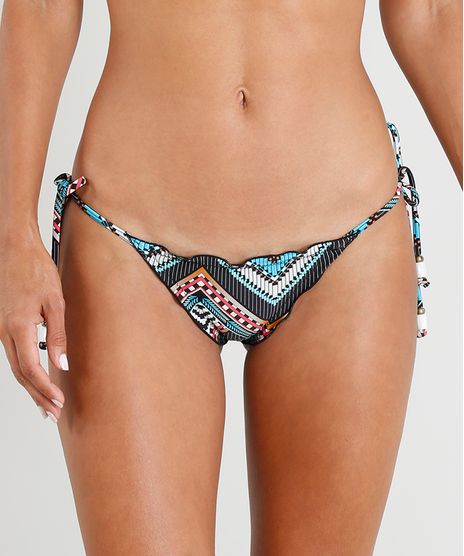 Biquini-Calcinha-Tanga-Levanta-Bumbum-Estampado-Etnico-com-Protecao-UV50--Preta-9268165-Preto_1