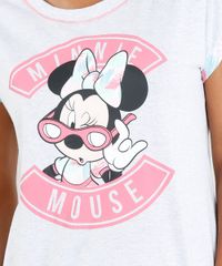 Pijama-Feminino-Minnie-Mouse-Manga-Curta-Cinza-Mescla-9296546-Cinza_Mescla_3