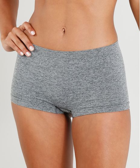 Calcinha-Boyshort-Sem-Costura-Cinza-Mescla-9265439-Cinza_Mescla_1