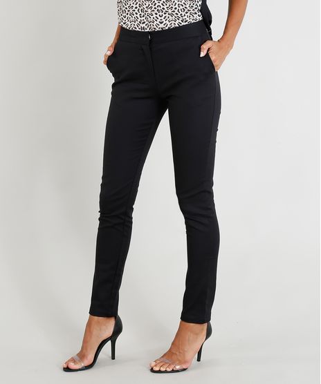 Calca-Social-Feminina-Skinny-com-Bolsos-Preta-9352879-Preto_1