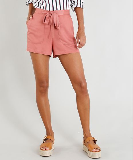 Short-Clochard-Feminino-com-Amarracao-Coral-9365645-Coral_1