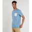 Camiseta-Masculina-com-Bolso-Estampado-de-Tubaroes-Manga-Curta-Gola-Careca-Azul-9381090-Azul_1