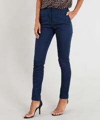 Calca-Social-Feminina-Skinny-com-Bolsos-Azul-Marinho-9352879-Azul_Marinho_1