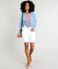 Bermuda-de-Sarja-Feminina-Ciclista-com-Barra-a-Fio-Branca-9454246-Branco_3