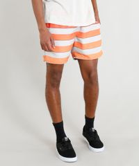 Short-Masculino-Listrado-com-Cordao-Laranja-9321618-Laranja_1 Short-Masculino-Listrado-com-Cordao-Laranja-9321618-Laranja_1