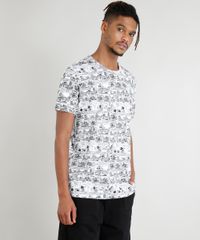 Camiseta-Masculina-Mickey-Mouse-Estampada-de-Quadrinhos-Manga-Curta-Branca-9379562-Branco_1