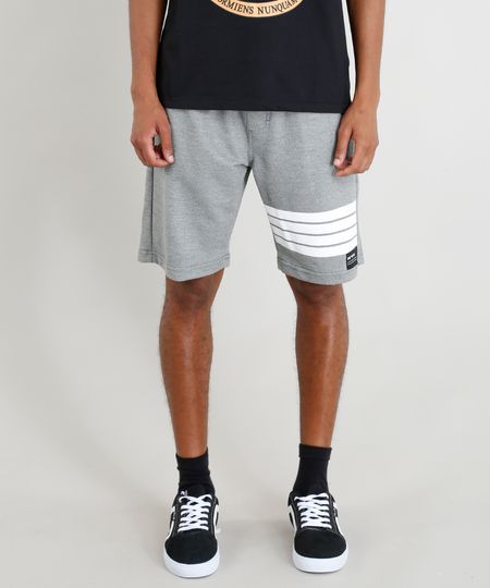 Bermuda-Masculina-em-Moletom-com-Cos-Contrastante-Cinza-Mescla-9398918-Cinza_Mescla_1