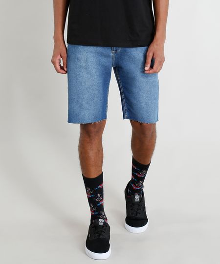Bermuda-Jeans-Masculina-com-Cadarco-Azul-Escuro-9402530-Azul_Escuro_1