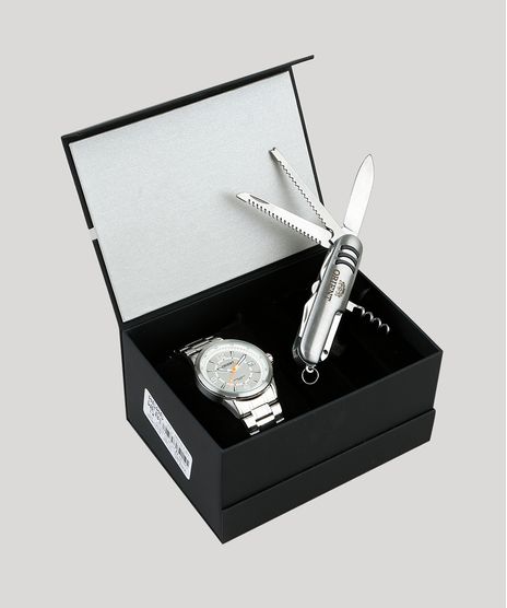 Kit-de-Relogio-Analogico-Orient-Masculino---Canivete---MBSS1269-KD30S2SX-Prateado-9401279-Prateado_1