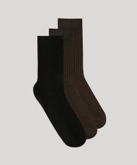 Kit-de-3-Meias-Masculinas-Cano-Longo-Caneladas-Multicor-8922311-Multicor_1