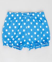 Short-Infantil-Mulher-Maravilha-Estampado-de-Estrelas-com-Babado-Azul-9188400-Azul_2