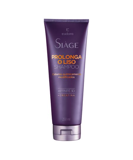 Shampoo Eudora Siàge Prolonga o Liso 250ml Menor preço em Shampoo Eudora Siàge Prolonga o Liso 250ml