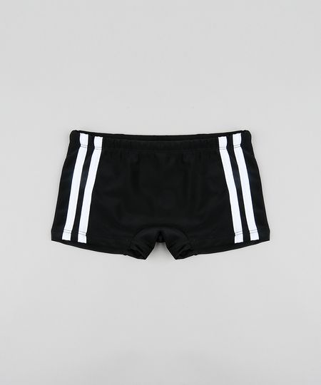Sunga-Boxer-Infantil-Listras-Laterais-com-Protecao-UV50--Preta-9386671-Preto_1
