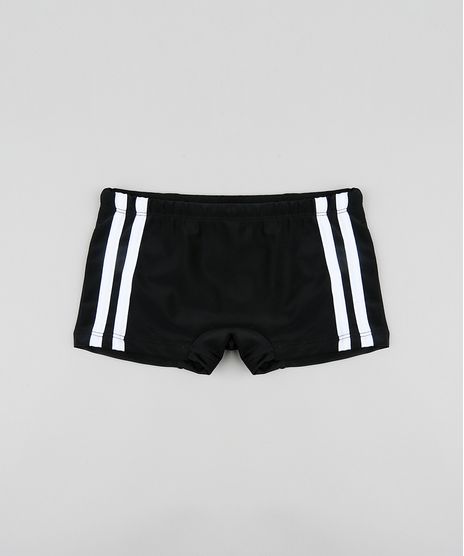 Sunga-Boxer-Infantil-Listras-Laterais-com-Protecao-UV50--Preta-9386671-Preto_1