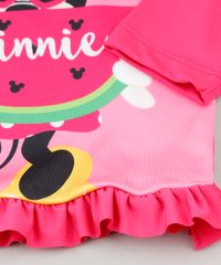 Blusa-de-Praia-Infantil-Minnie-Manga-Longa-com-Protecao-UV50--Pink-9384612-Pink_4