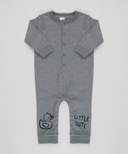 Macacao-Infantil--Little-Cute--Manga-Longa-Decote-Redondo-Cinza-Mescla-Escuro-9208949-Cinza_Mescla_Escuro_1