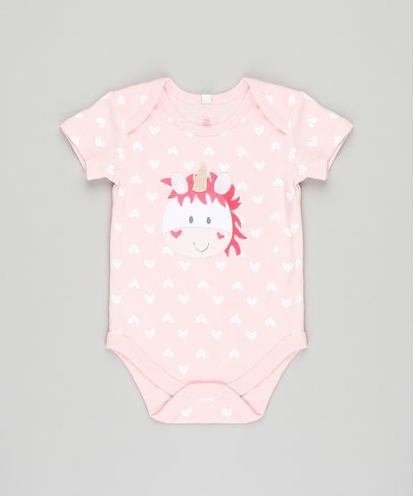 Body-Infantil-Unicornio-Estampado-de-Coracoes-Manga-Curta-Rosa-Claro-9188402-Rosa_Claro_1