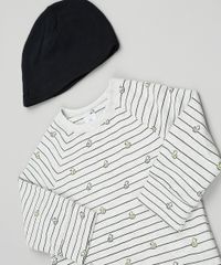 Conjunto-infantil-de-Blusao-Estampado-de-Patinhos---Calca-Listrada---Gorro-Preto-9208951-Preto_5
