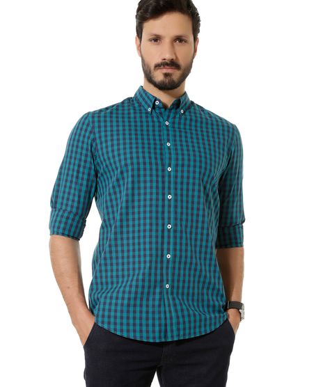 Camisa-Xadrez-Comfort-Verde-Agua-8302460-Verde_Agua_1