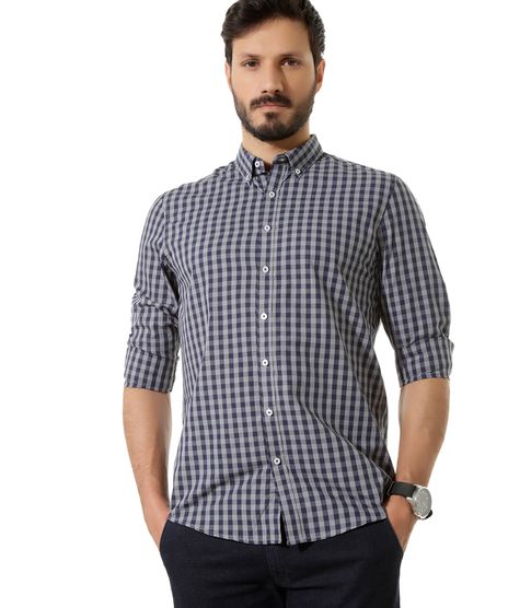 Camisa-Xadrez-Comfort-Cinza-8350090-Cinza_1