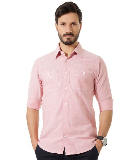 Camisa-Social-Comfort-com-Bolso-Vermelha-8353488-Vermelho_1