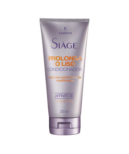 Condicionador Eudora Siàge Prolonga o Liso 200ml Menor preço em Condicionador Eudora Siàge Prolonga o Liso 200ml