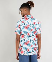 Camisa-Masculina-Manga-Curta-Estampada-Floral-Tropical-Azul-Claro-9395019-Azul_Claro_2