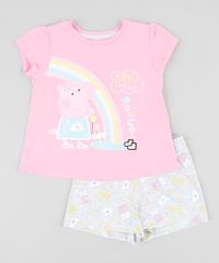 Pijama-Infantil-Peppa-Pig-Manga-Curta-Rosa-9337114-Rosa_1