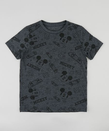 Camiseta-Infantil-Mickey-Mouse-Estampada-Manga-Curta-Gola-Careca-Cinza-Mescla-Escuro-9411982-Cinza_Mescla_Escuro_1 Camiseta-Infantil-Mickey-Mouse-Estampada-Manga-Curta-Gola-Careca-Cinza-Mescla-Escuro-9411982-Cinza_Mescla_Escuro_1