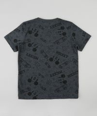 Camiseta-Infantil-Mickey-Mouse-Estampada-Manga-Curta-Gola-Careca-Cinza-Mescla-Escuro-9411982-Cinza_Mescla_Escuro_2