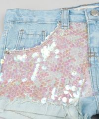 Short-Jeans-Infantil-com-Paetes-e-Barra-Dobrada-Azul-Claro-9320871-Azul_Claro_3