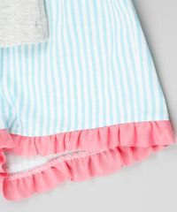 Pijama-Infantil-Gato-Sereia-Manga-Curta-com-Estampa-Listrada-Cinza-Mescla-9405397-Cinza_Mescla_4
