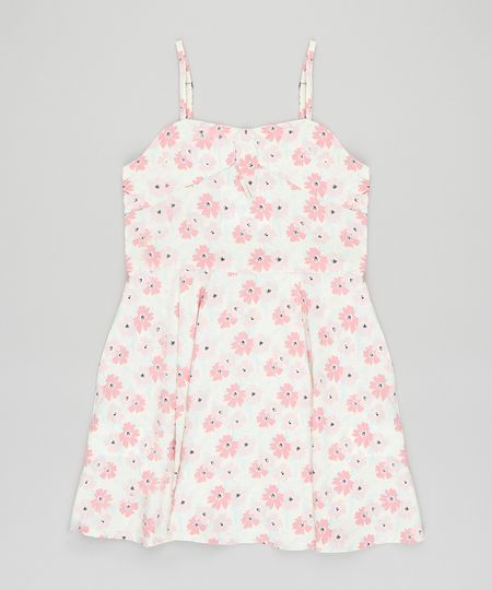 Vestido-Infantil-Estampado-Floral-com-No-Alcas-Finas-Amarelo-9318830-Amarelo_1