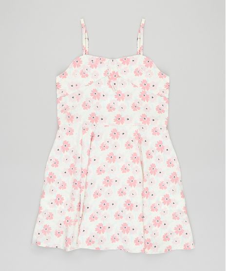 Vestido-Infantil-Estampado-Floral-com-No-Alcas-Finas-Amarelo-9318830-Amarelo_1