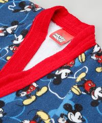 Roupao-Infantil-Mickey-Estampado-Atoalhado-Azul-Marinho-9386647-Azul_Marinho_3