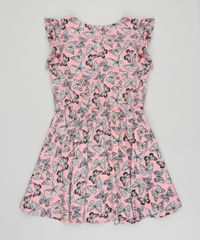 Vestido-Infantil-Estampado-de-Borboletas-Manga-Curta-Babado-Decote-Redondo-Rosa-9318827-Rosa_2