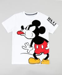 Camiseta-Infantil-Mickey-Mouse-Manga-Curta-Gola-Careca-Off-White-9428471-Off_White_1