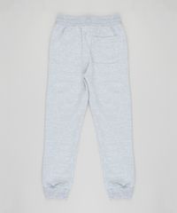 Calca-Infantil-Basica-em-Moletom-Felpado-com-Bolsos-Cinza-Mescla-Claro-9393767-Cinza_Mescla_Claro_2