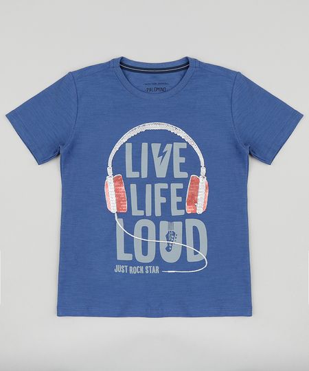 Camiseta-Infantil-Fone-com-Paetes-Dupla-Face-Manga-Curta-Gola-Careca-Azul-9407130-Azul_1