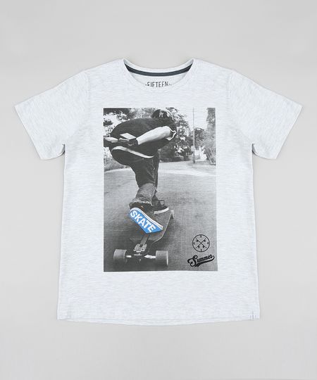 Camiseta-Infantil--Skate--Manga-Curta-Gola-Careca-Cinza-Mescla-Claro-9411985-Cinza_Mescla_Claro_1 Camiseta-Infantil--Skate--Manga-Curta-Gola-Careca-Cinza-Mescla-Claro-9411985-Cinza_Mescla_Claro_1