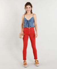 Calca-de-Sarja-Feminina-Skinny-com-Pesponto-Contrastante-Vermelha-9386744-Vermelho_3