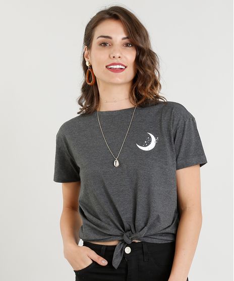 Blusa-Feminina-Lua-e-Sol-com-No-Manga-Curta-Decote-Redondo-Cinza-Mescla-Escuro-9388291-Cinza_Mescla_Escuro_1