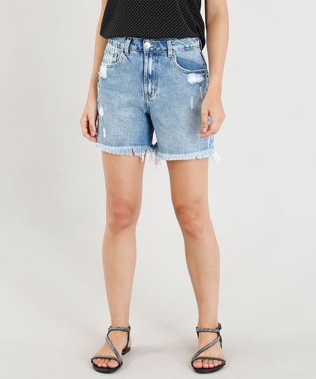 Bermuda-Jeans-Feminina-Girlfriend-Destroyed-Azul-Claro-9346369-Azul_Claro_1 Bermuda-Jeans-Feminina-Girlfriend-Destroyed-Azul-Claro-9346369-Azul_Claro_1