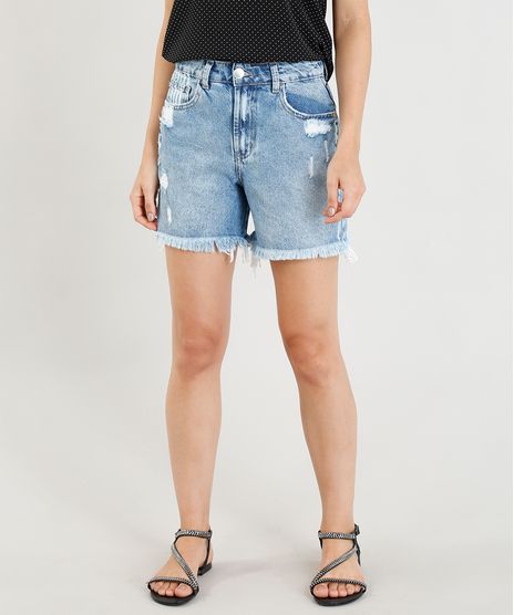 Bermuda-Jeans-Feminina-Girlfriend-Destroyed-Azul-Claro-9346369-Azul_Claro_1